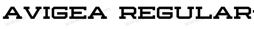 Avigea Regular字体转换